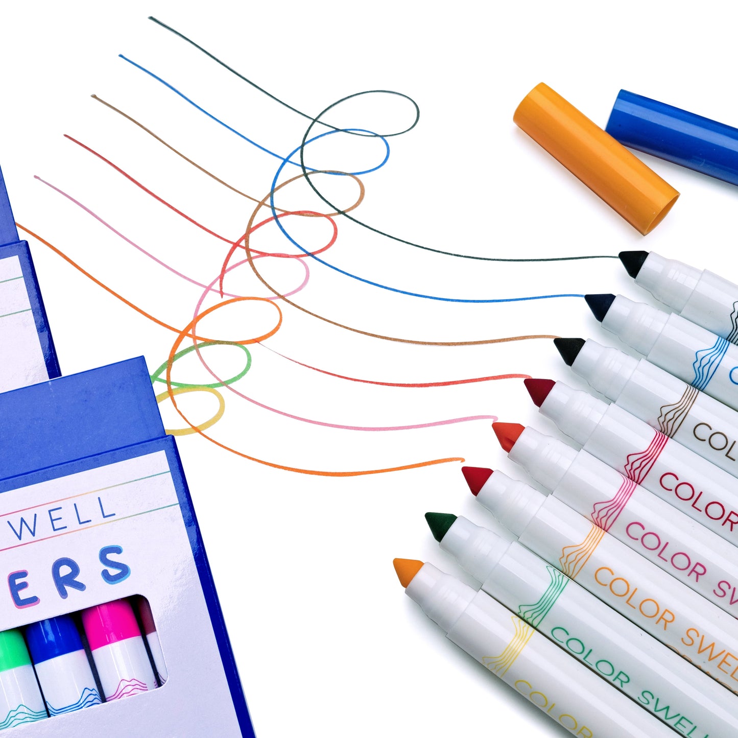 Color Swell Bulk Washable Markers - 40 Packs 8 Markers per Pack (320 Markers Total)