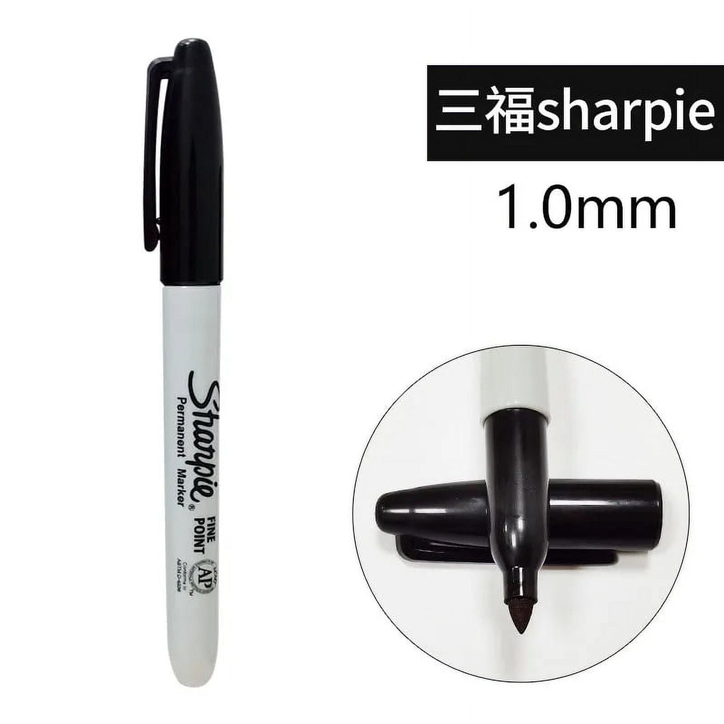 11 Colors Sharpie Paint Marker Waterproof Fine Point 1mm Permanent Art Dust-free Marker Pen Creative Doodling Writing Stationery yellow