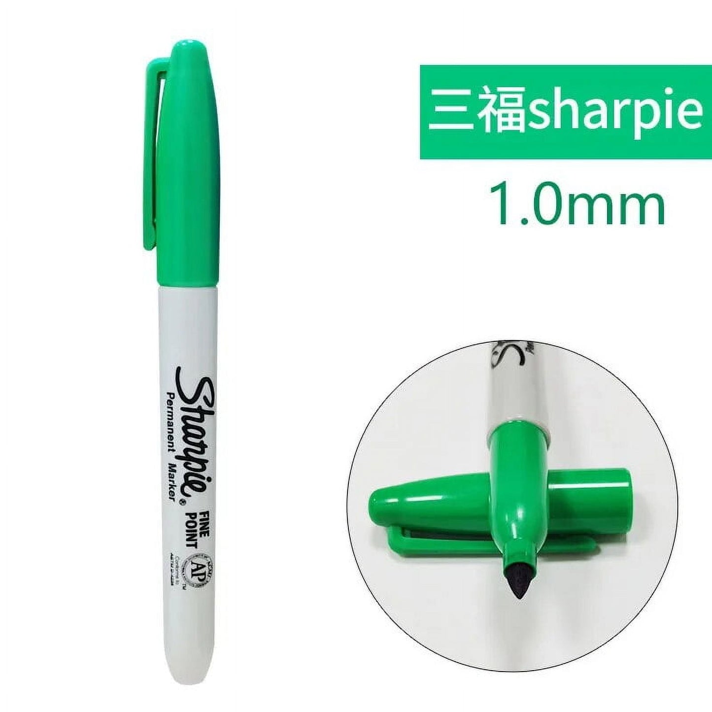 11 Colors Sharpie Paint Marker Waterproof Fine Point 1mm Permanent Art Dust-free Marker Pen Creative Doodling Writing Stationery yellow