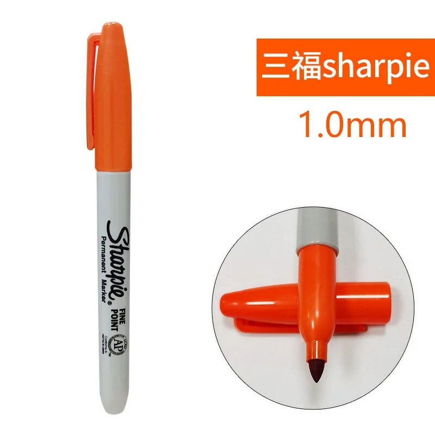11 Colors Sharpie Paint Marker Waterproof Fine Point 1mm Permanent Art Dust-free Marker Pen Creative Doodling Writing Stationery yellow