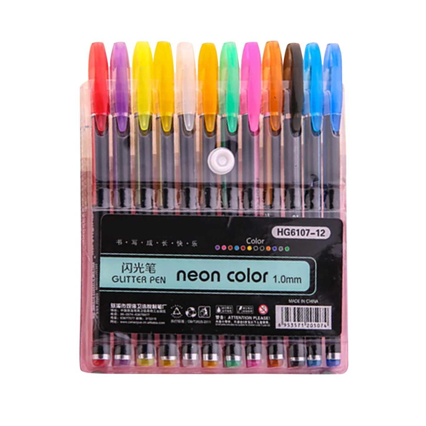 12-Pack Ballpoint Pens Red, Black & Blue Ink (1ml)Tri-Color Ballpoint Pens Set Multi-Color Pens,Smooth Writing Point Pens Convenient Multi-Color Pens Journaling Fine Point Pens for Home(Clear)