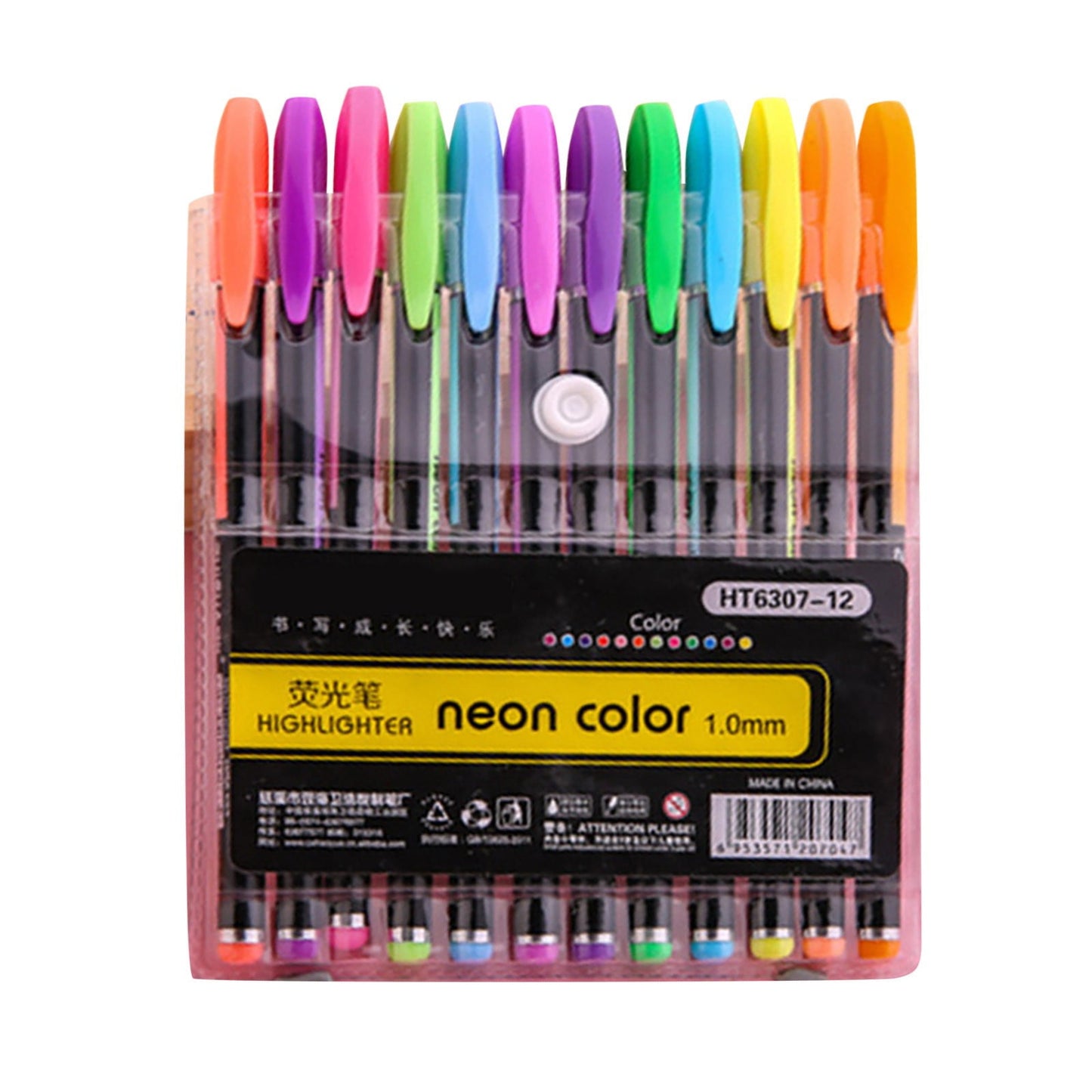 12-Pack Ballpoint Pens Red, Black & Blue Ink (1ml)Tri-Color Ballpoint Pens Set Multi-Color Pens,Smooth Writing Point Pens Convenient Multi-Color Pens Journaling Fine Point Pens for Home(Clear)