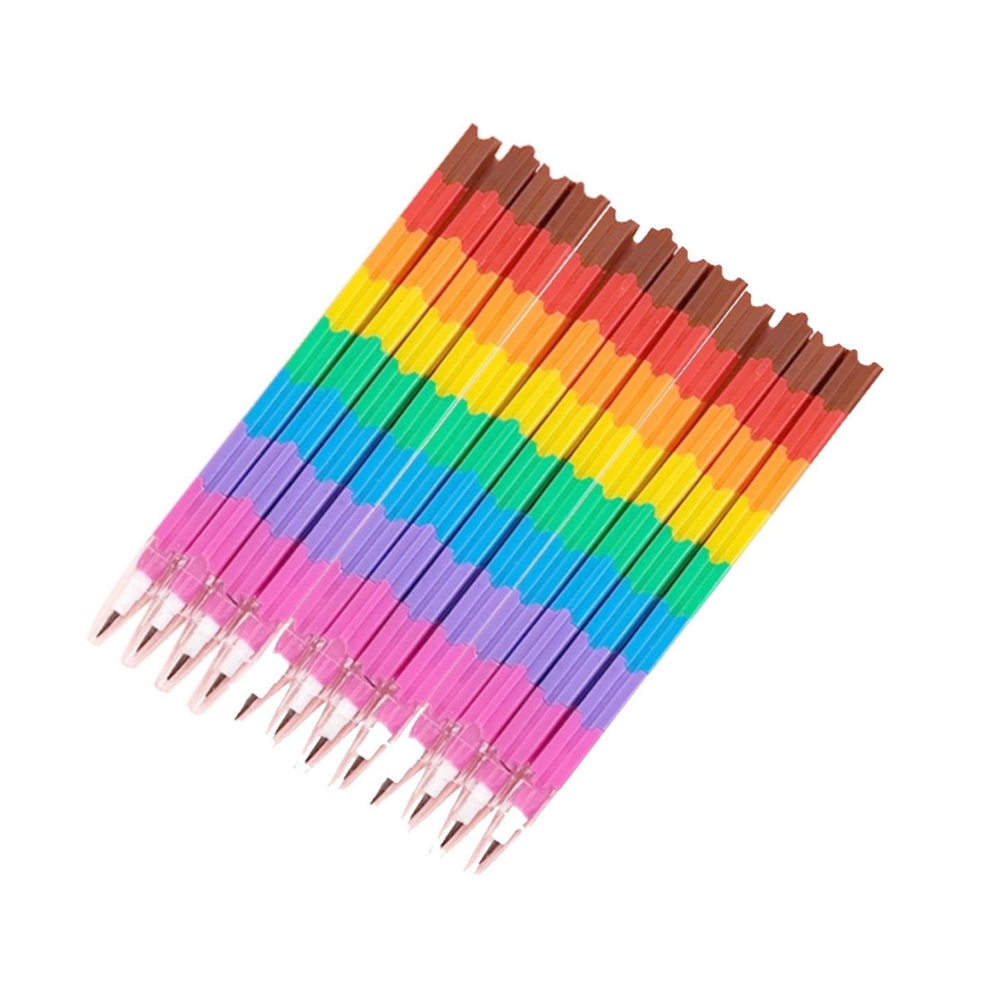 12-Pack Ballpoint Pens Red, Black & Blue Ink (1ml)Tri-Color Ballpoint Pens Set Multi-Color Pens,Smooth Writing Point Pens Convenient Multi-Color Pens Journaling Fine Point Pens for Home(Clear)