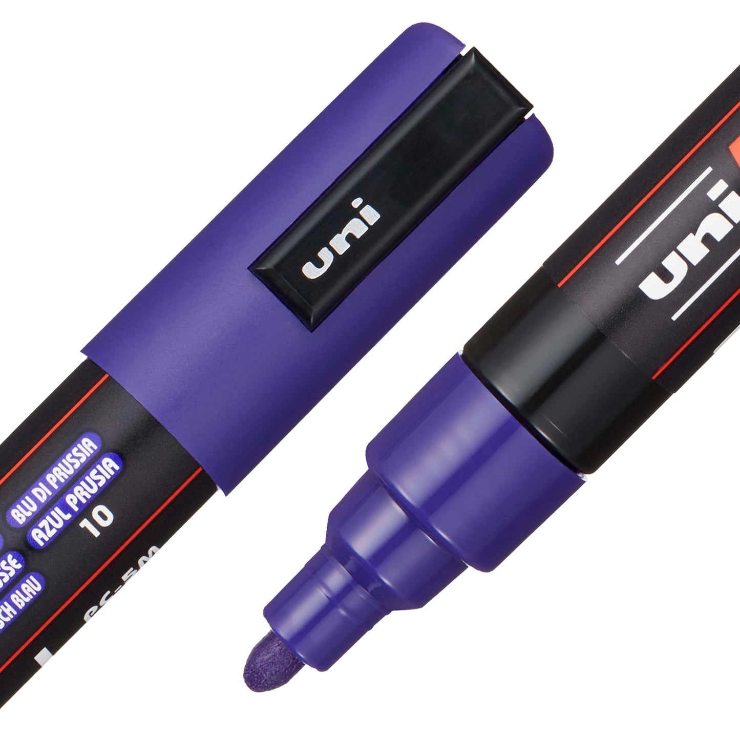 Uni POSCA PC-5M Water-Based Paint Markers, Reversible Medium Tip (1.8-2.5mm), Dark Ink Colors, 8 Count