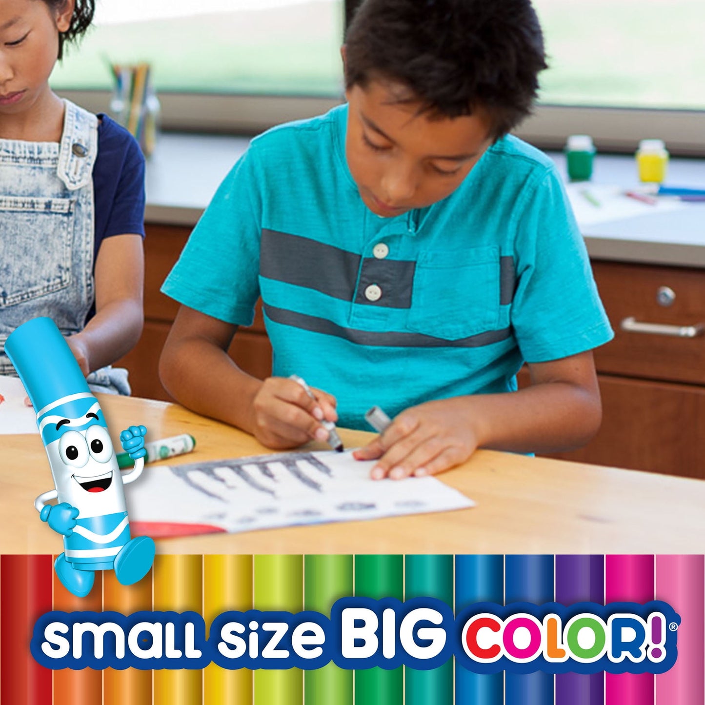 Crayola Pip-Squeaks Skinnies Set, 64-Colors
