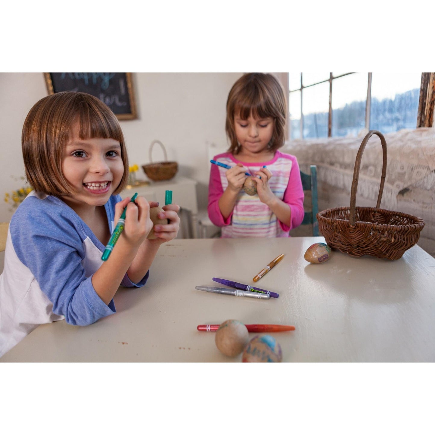 Crayola Glitter Markers, 6-Colors