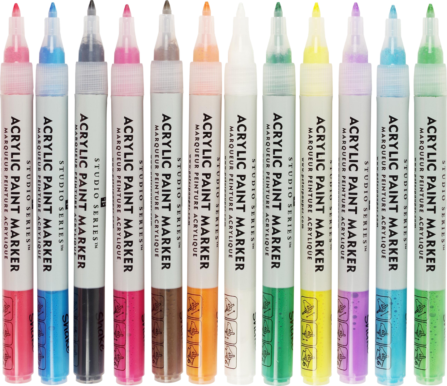 Studio Series Acrylic Paint Marker Set (12-Piece Set) (Other)