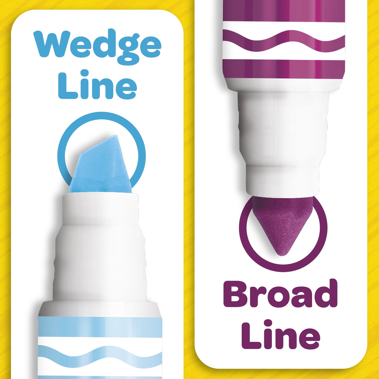 Crayola Color Changing Dual Tip Broad Line Markers, 8 Ct, School Supplies for Kids and Teachers, Gift