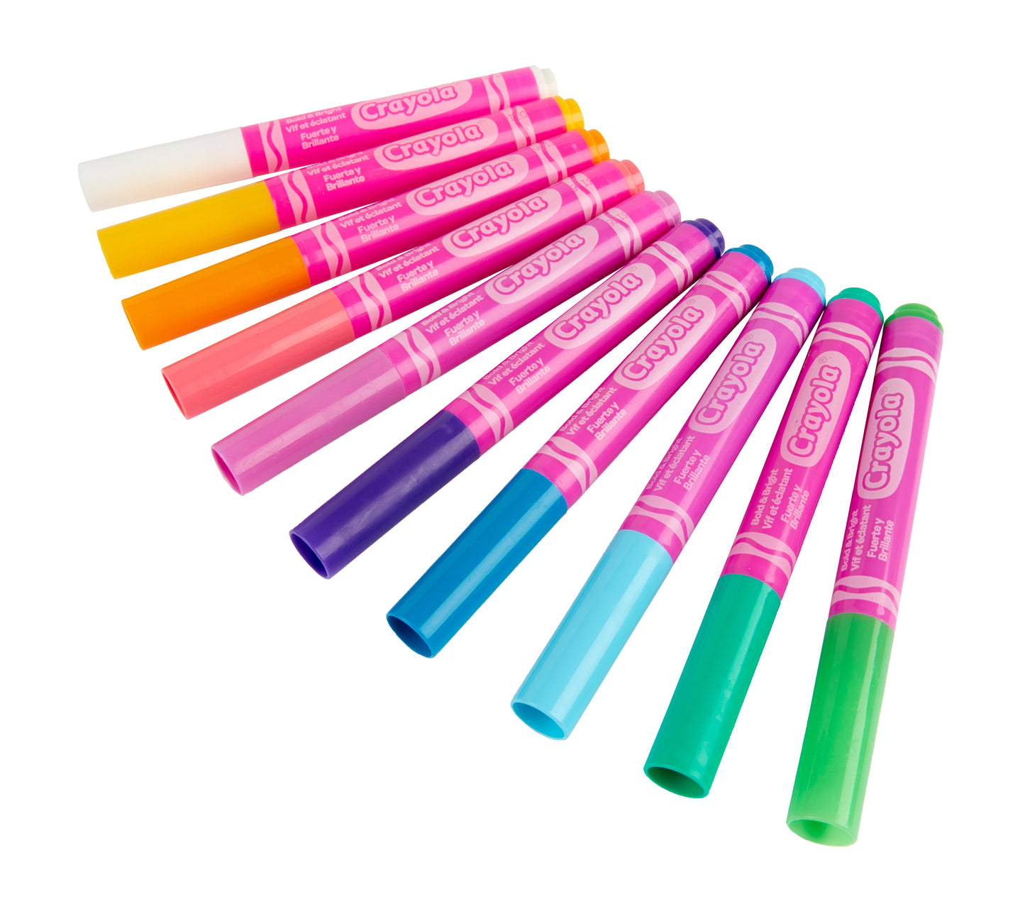 Crayola Broad Line Markers, 10 Ct Bold & Bright, School Supplies for Teachers and Kids