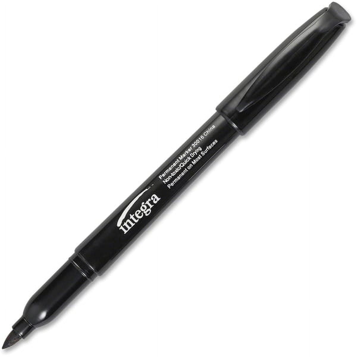 Integra, ITA30016, Permanent Fine Point Markers, 1 Dozen