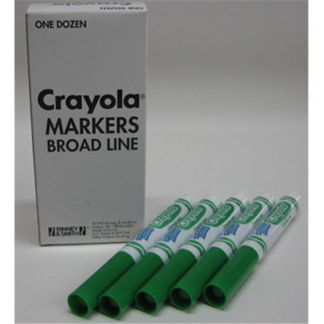 Crayola 780042 Blue Cone Tip Washable Markers- 1 Dozen