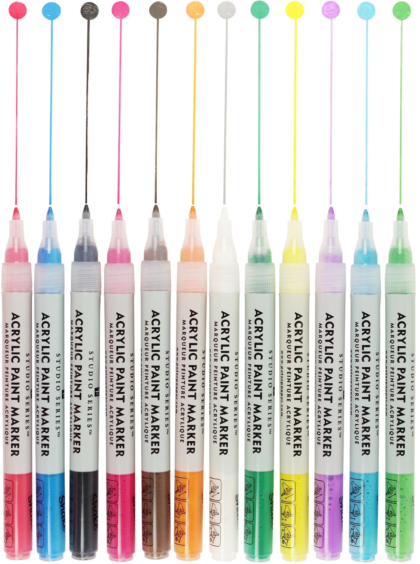 Studio Series Acrylic Paint Marker Set (12-Piece Set) (Other)