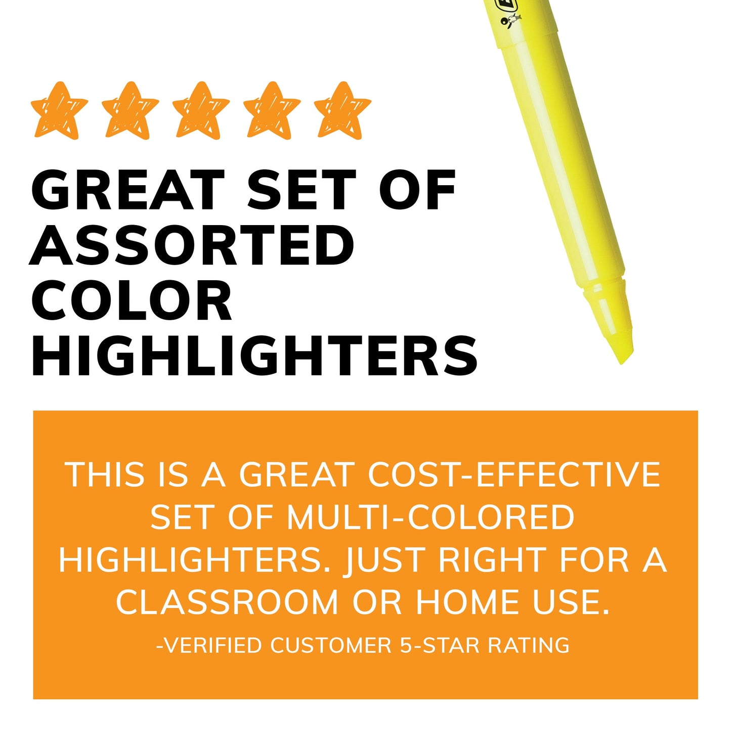 BIC Brite Liner Highlighters, Chisel Tip, 24-Count Pack of Assorted Colors