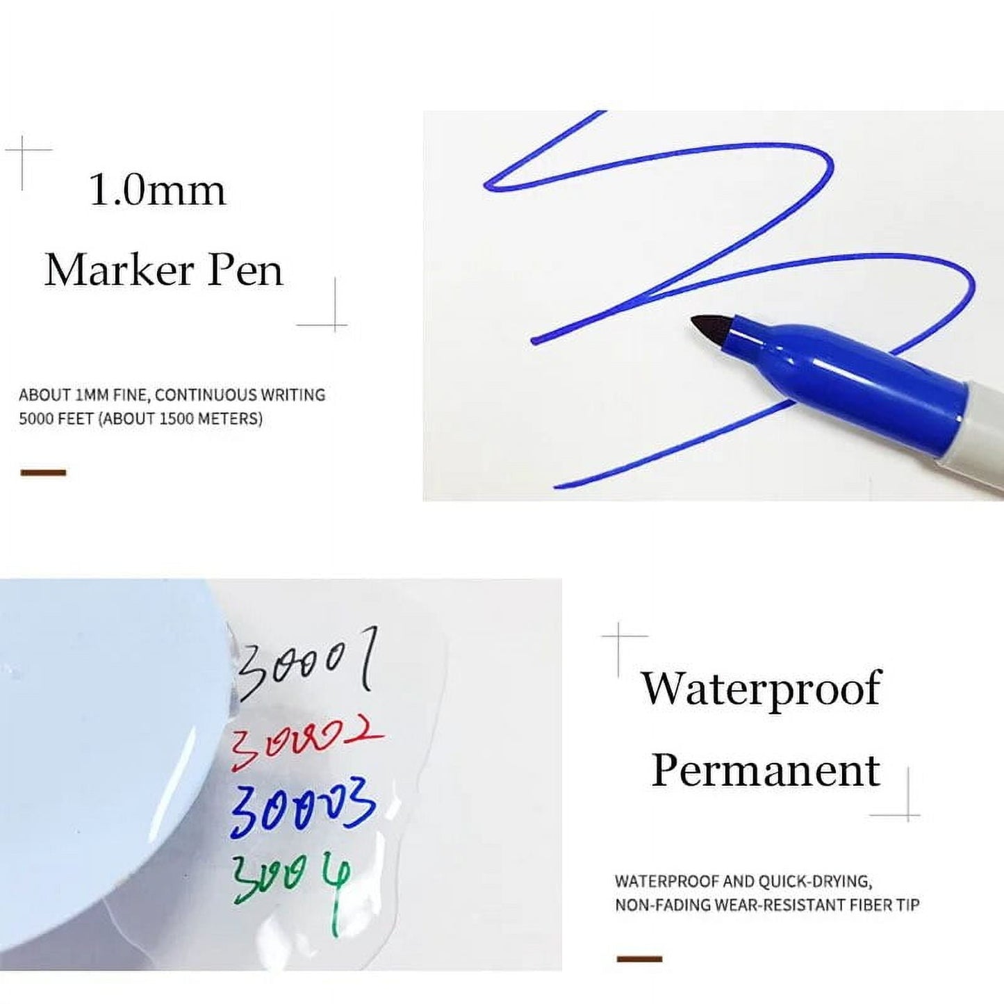 11 Colors Sharpie Paint Marker Waterproof Fine Point 1mm Permanent Art Dust-free Marker Pen Creative Doodling Writing Stationery yellow