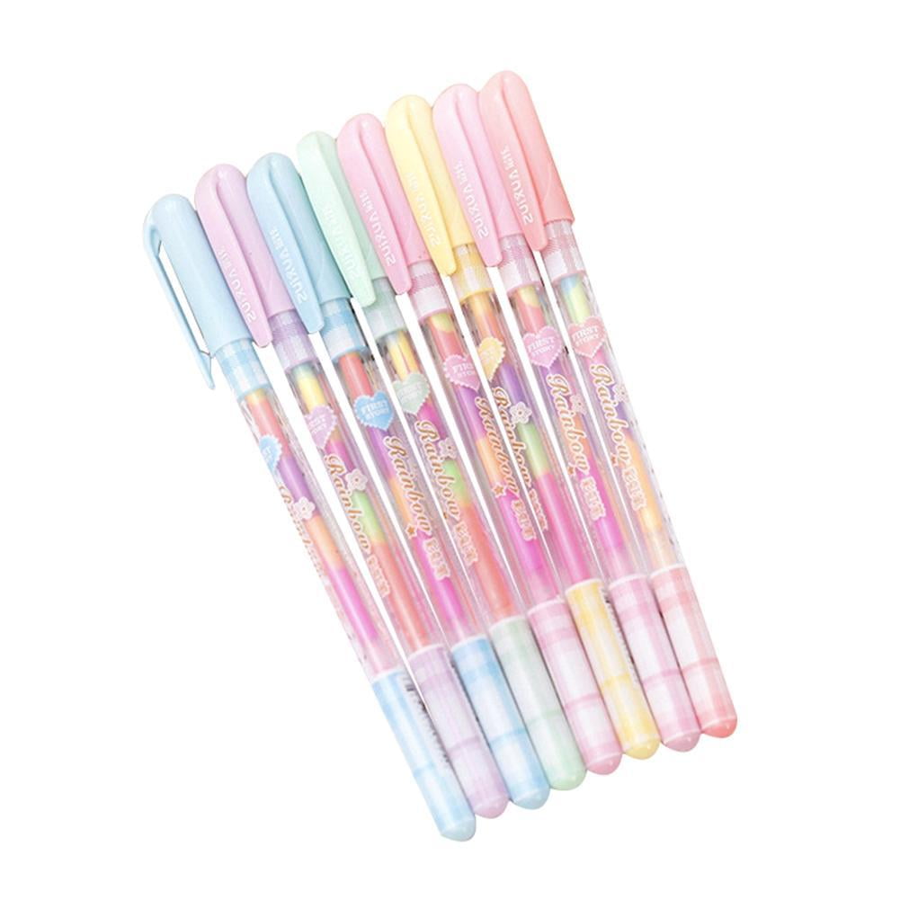 1pc Highlighter Pastels Colorful Ink Rainbow Color Color Gouache Pen Pens G M5V6 K6A7