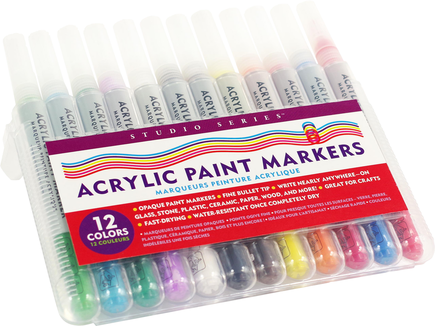 Studio Series Acrylic Paint Marker Set (12-Piece Set) (Other)
