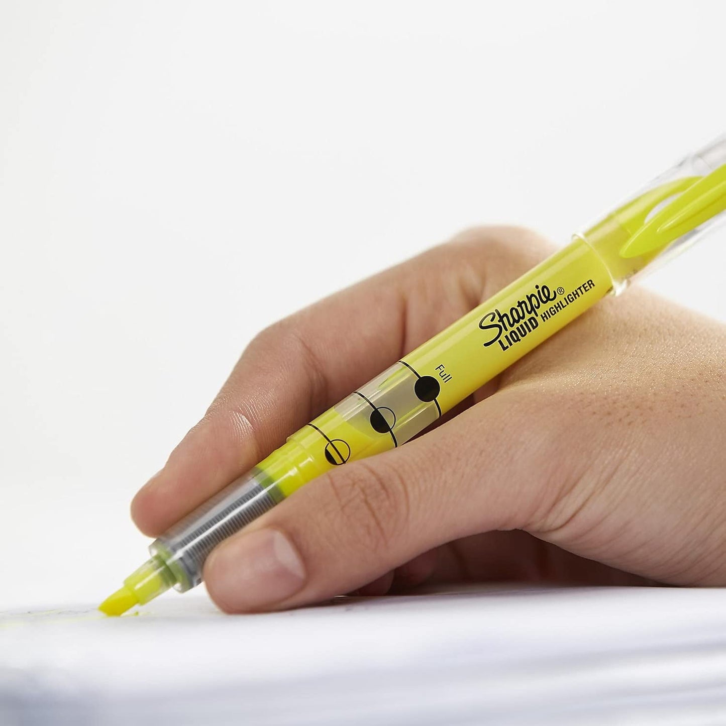Sharpie Sharpie Liquid Pen Style Highlighters, Chisel Tip, Fluorescent Yellow, Dozen