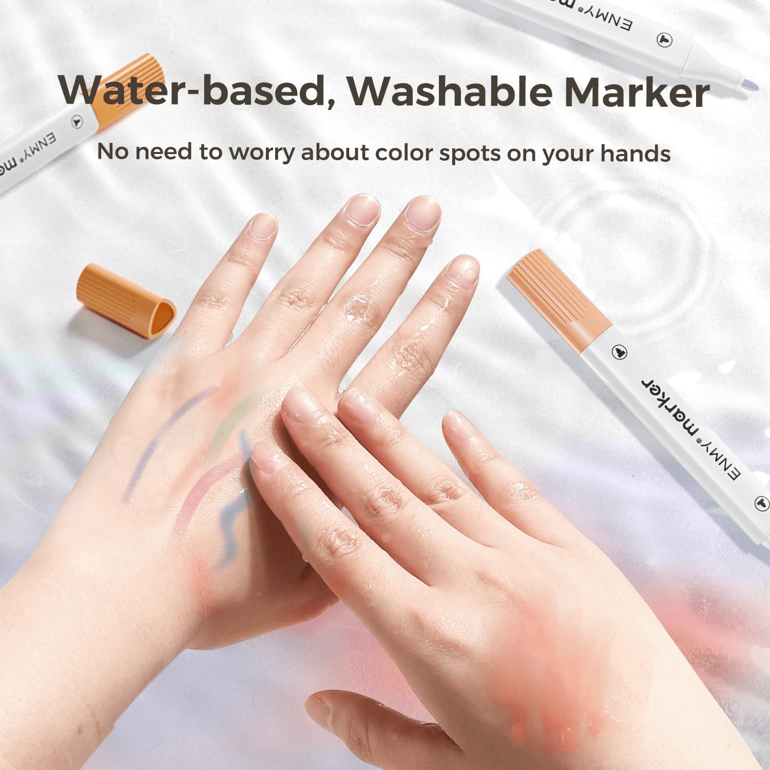 24 Colors Acrylic Paint Pens Markers,ASOVNXF Dual Tip Acrylic Paint Markers with Brush Tip and Fine Tip for Rock Painting,Wood,Canvas,Stone,Ceramic Surfaces,DIY Crafts Making Art Supplies