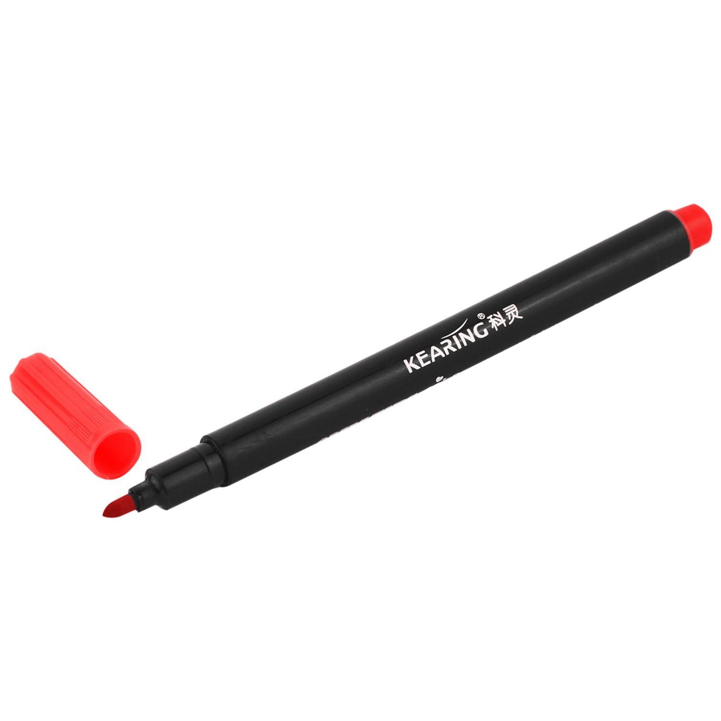 2 x Fabric Marker Permanent Colors for DIY Textile Clothes T-Shirt Shoes Red