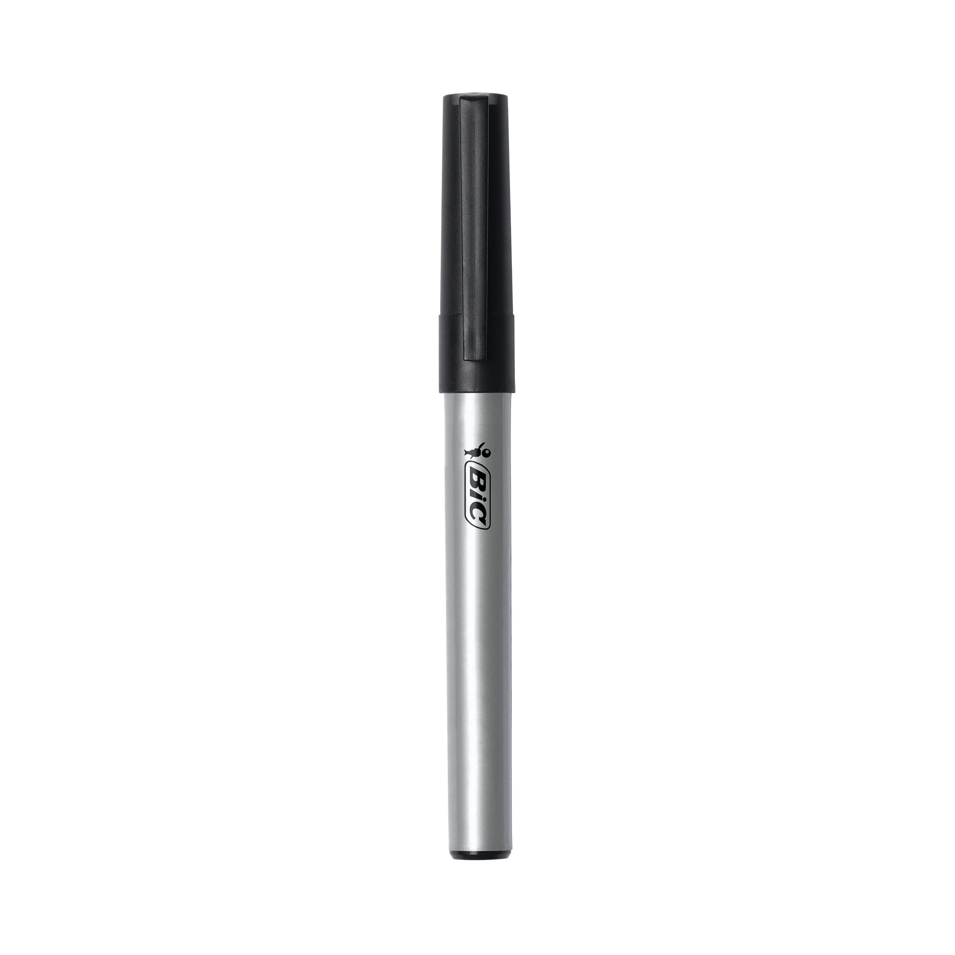 BIC Ecolutions Fine Permanent Markers, Recycled Plastic, Black, 36-Count Pack