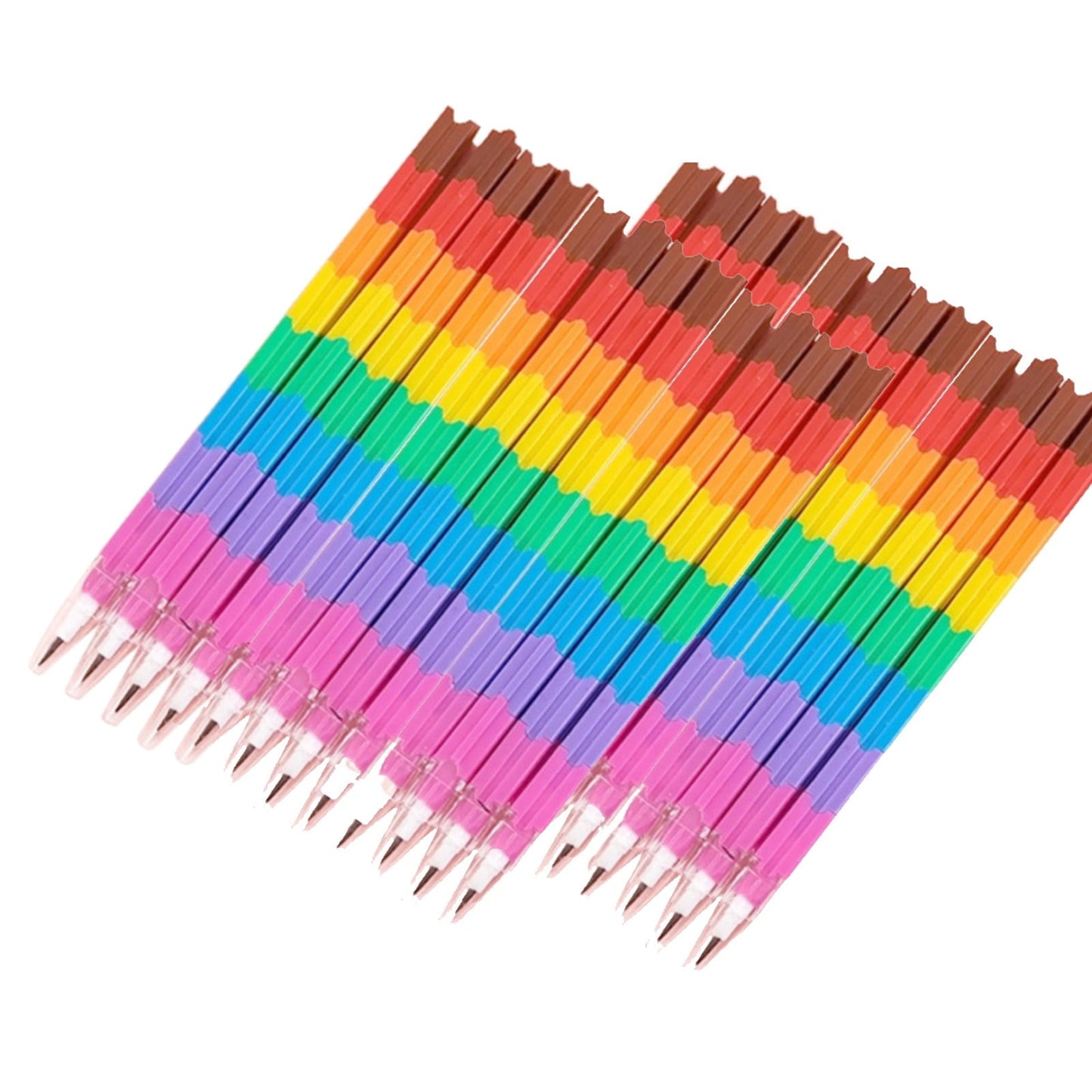 12-Pack Ballpoint Pens Red, Black & Blue Ink (1ml)Tri-Color Ballpoint Pens Set Multi-Color Pens,Smooth Writing Point Pens Convenient Multi-Color Pens Journaling Fine Point Pens for Home(Clear)