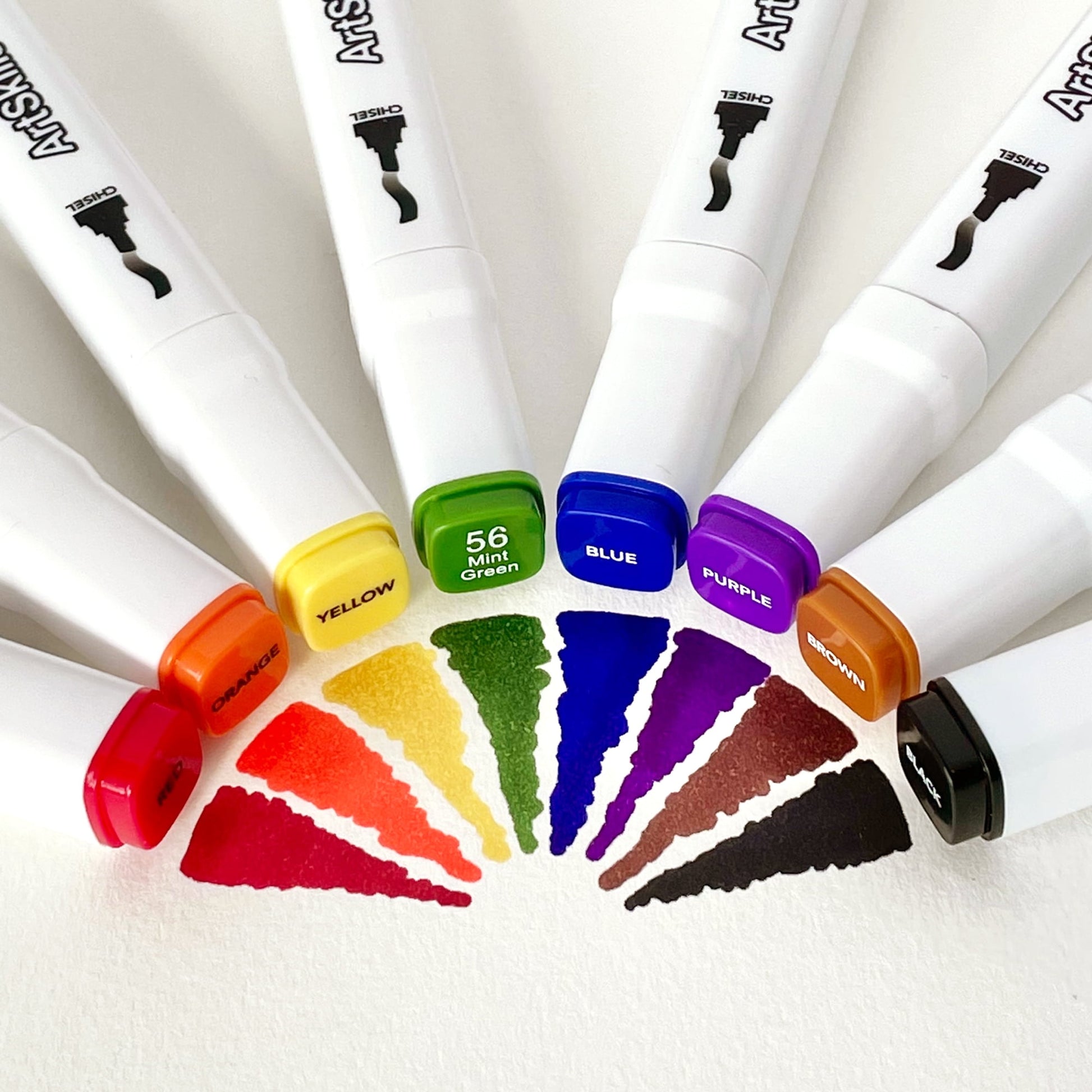 ArtSkills Dual Tip Alcohol Marker Set with 9" x 12" Paper Pad, Art Markers, 10 Pieces