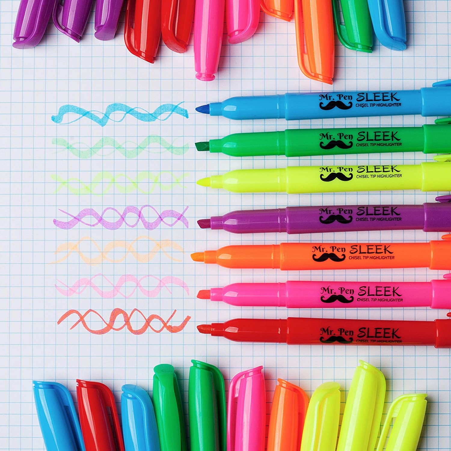 Mr. Pen- Highlighters, Highlighters Assorted Colors, Pack of 28, Highlighters Bulk, Highlighter