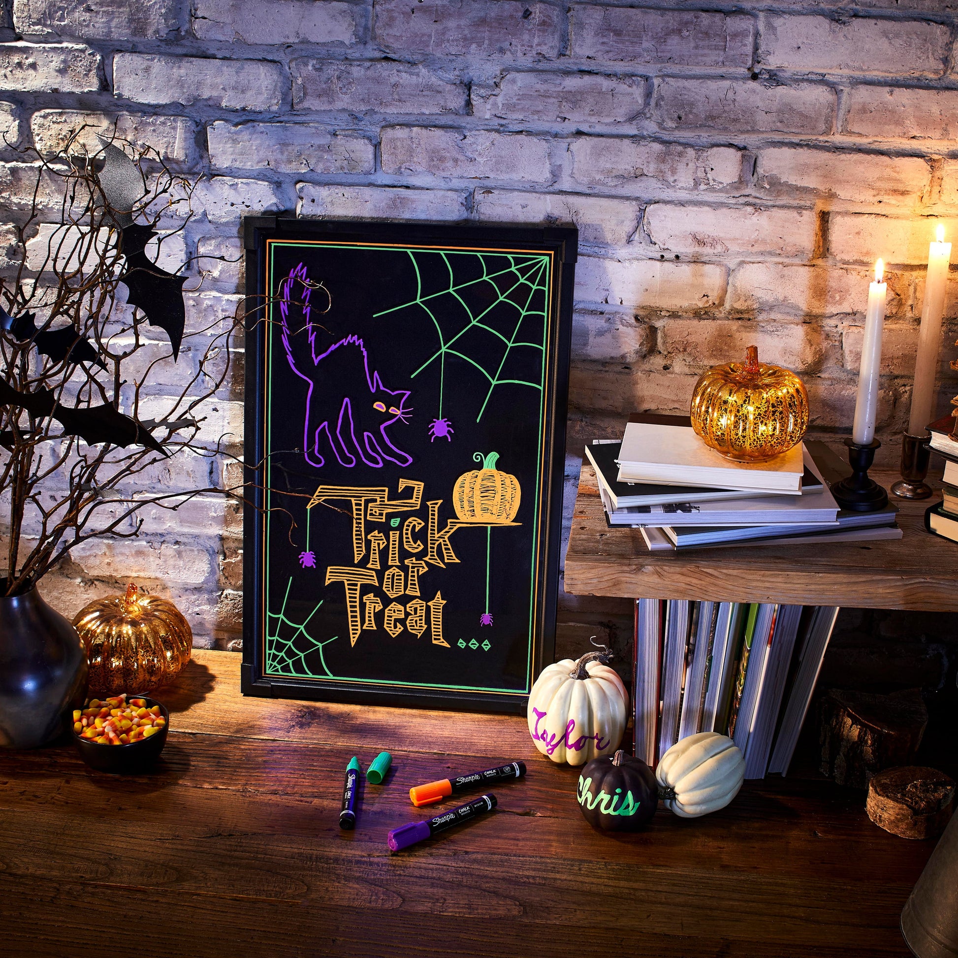 Sharpie Chalk Marker Set, 3-Color Primary Set