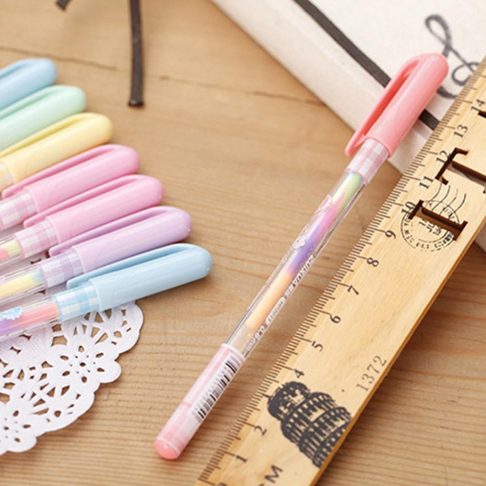 1pc Highlighter Pastels Colorful Ink Rainbow Color Color Gouache Pen Pens G M5V6 K6A7