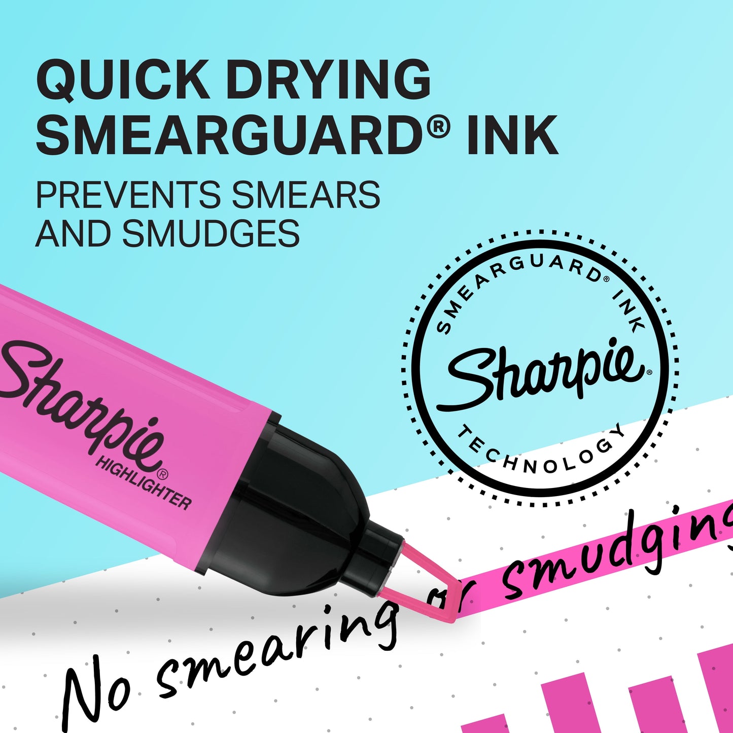 (4 pack) Sharpie Highlighter, Clear View Highlighter with See-Through Chisel Tip, Tank Highlighter, Assorted, 3 Count