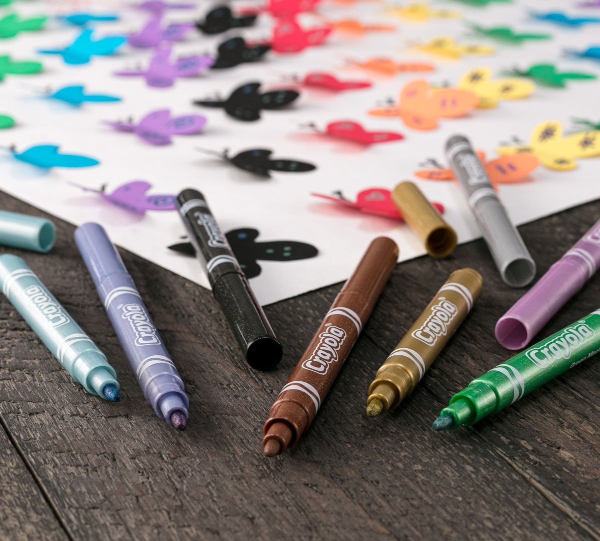 Crayola Metallic Markers, 8 Count
