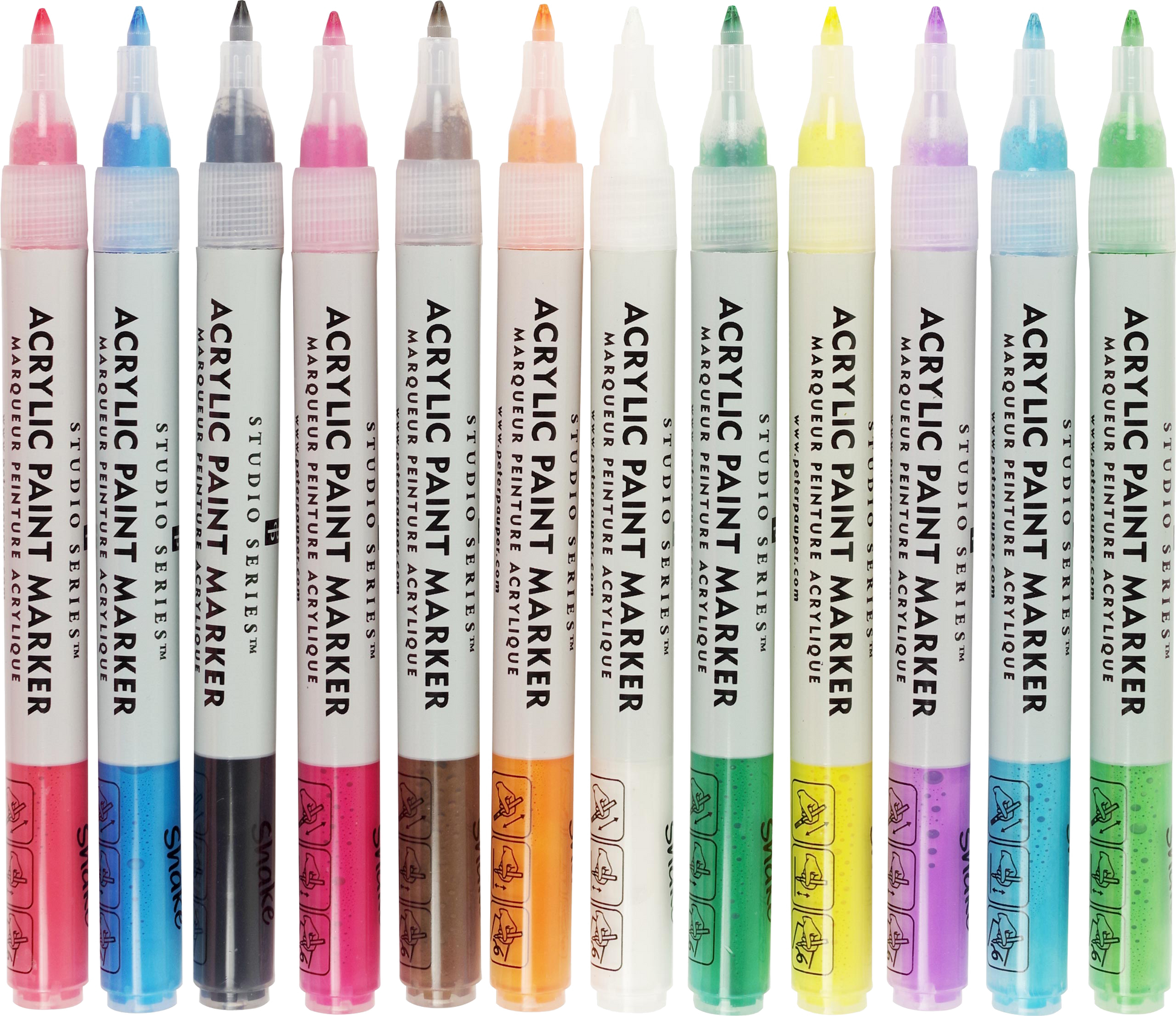 Studio Series Acrylic Paint Marker Set (12-Piece Set) (Other)