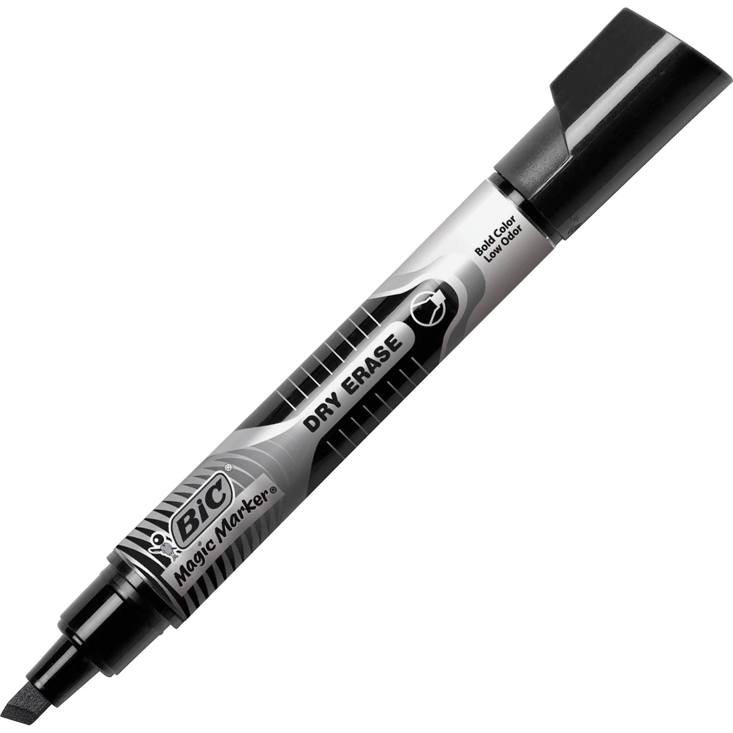BIC, Chisel Tip Dry Erase Magic Markers, 4 / Set