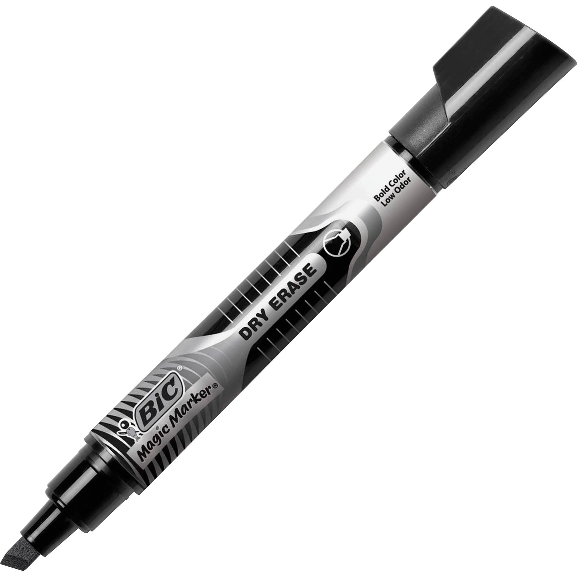 BIC, Chisel Tip Dry Erase Magic Markers, 4 / Set
