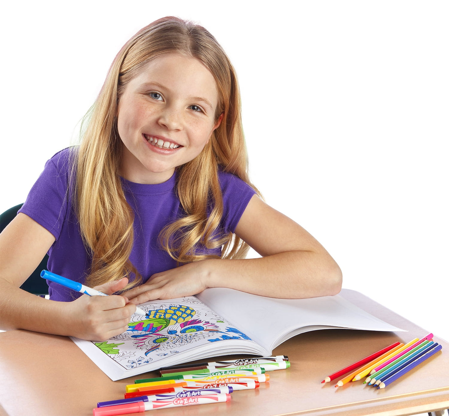 Cra-Z-Art Super Tip Washable Markers, 50 Count, 12 Scented Colors, School Supplies