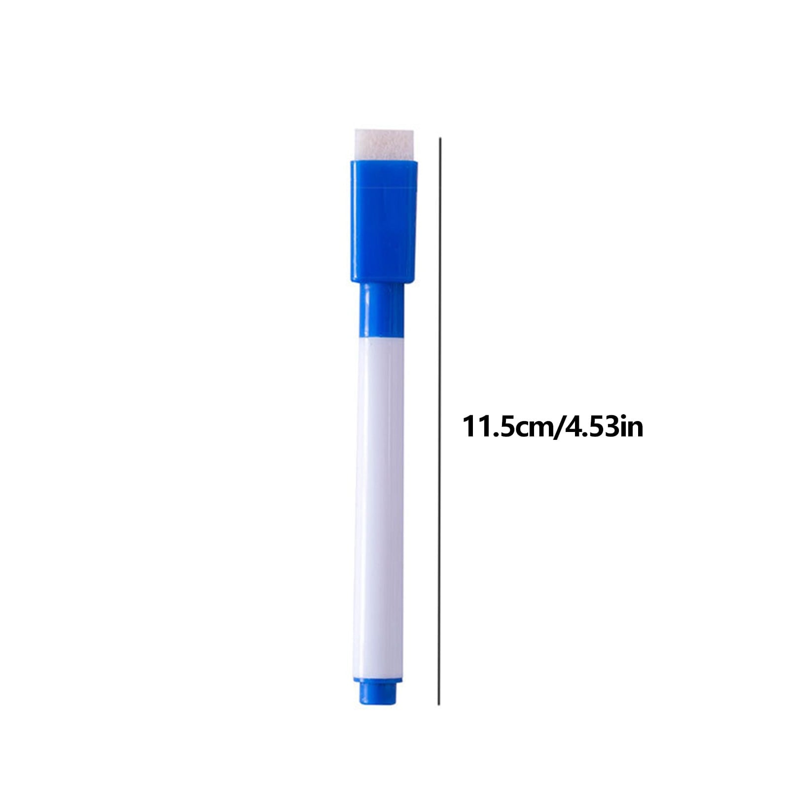 LKXGBMY Magnetic Dry Erase Markers with Eraser Cap, White Board Mini Dry erase Markers Bulk, Fine Point Tip White Board Markers for Teachers Office Home Supplies,1pc Black