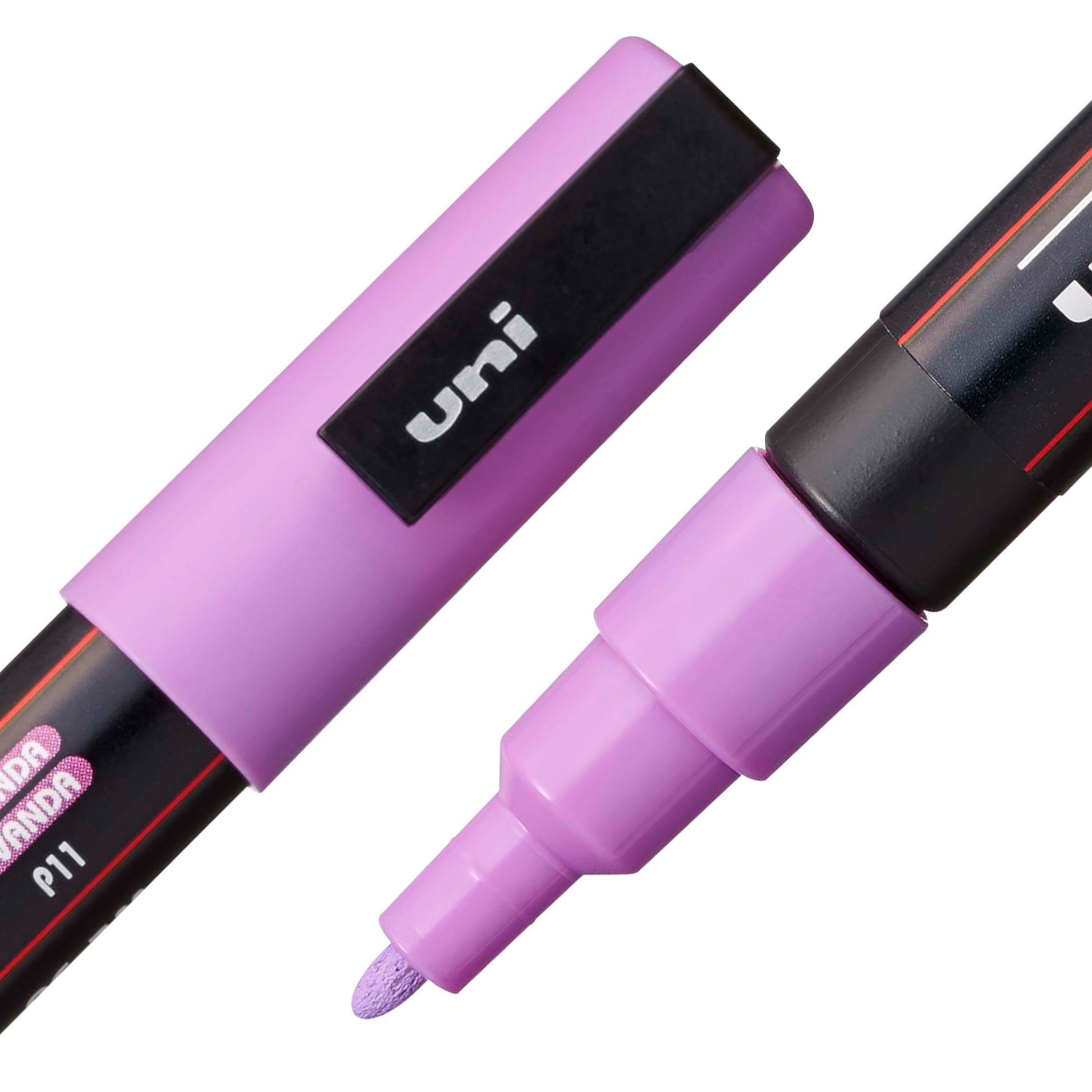 Uni POSCA PC-3M Water-Based Paint Markers, Reversible Fine Tip (0.9-1.3mm), Soft Ink Colors, 8 Count