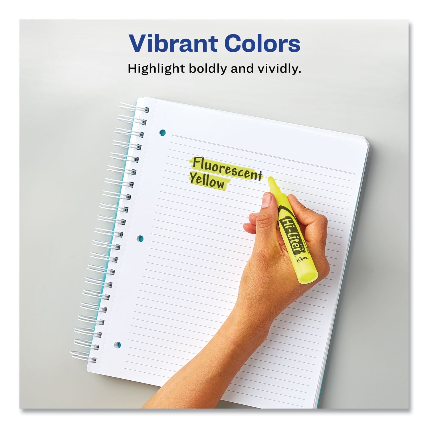 Hi-Liter Desk-Style Highlighters, Fluorescent Orange Ink, Chisel Tip, Orange/black Barrel, Dozen