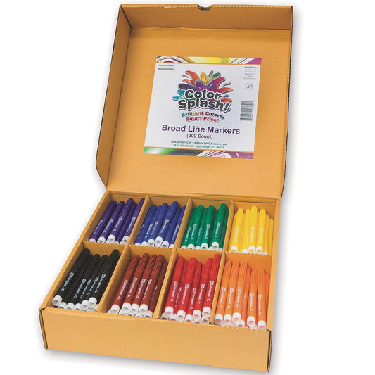 Color Splash!® Broad Line Marker PlusPack (Pack of 200)