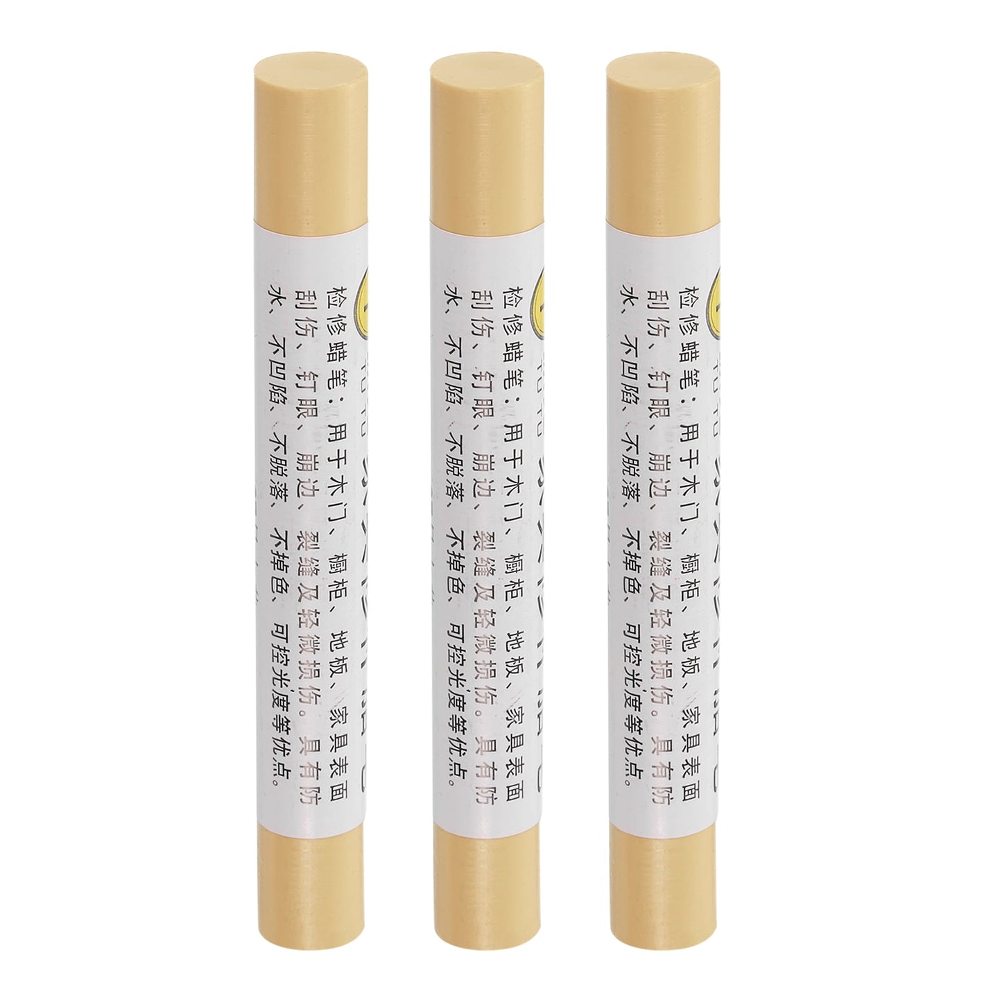 Furniture Repair Crayons Wax Filler Stick, 3Pcs Touch Up Pen Markers, Maple