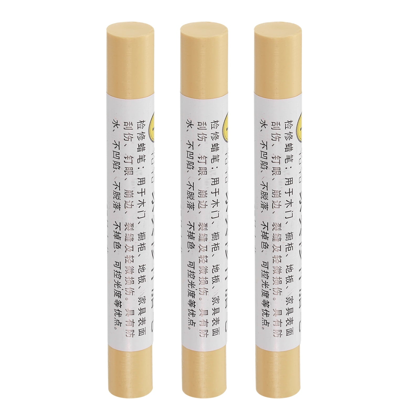 Furniture Repair Crayons Wax Filler Stick, 3Pcs Touch Up Pen Markers, Maple