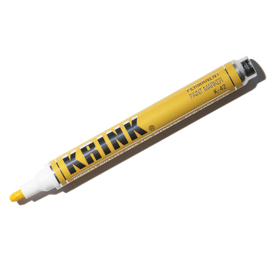 Krink K42 Opaque Permanent Paint Marker, Yellow
