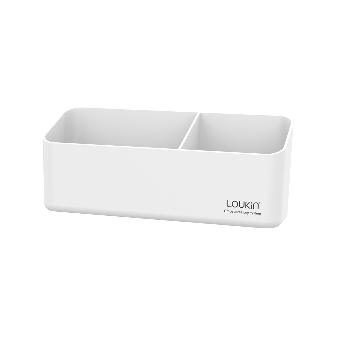 loukin Magnetic and Adhesive Marker Holder, Dry Erase Accessory Tray, Magnetic Storage Organizer for Whiteboard, Glass or Refrigerators (Black)