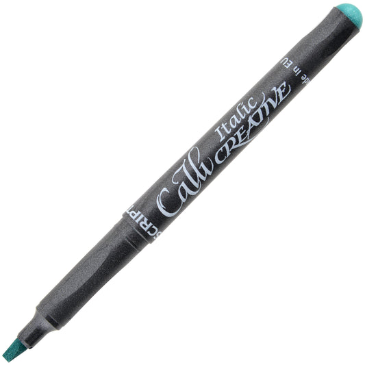 Manuscript Metallic Medium Tip Markers 10/Pkg-Green