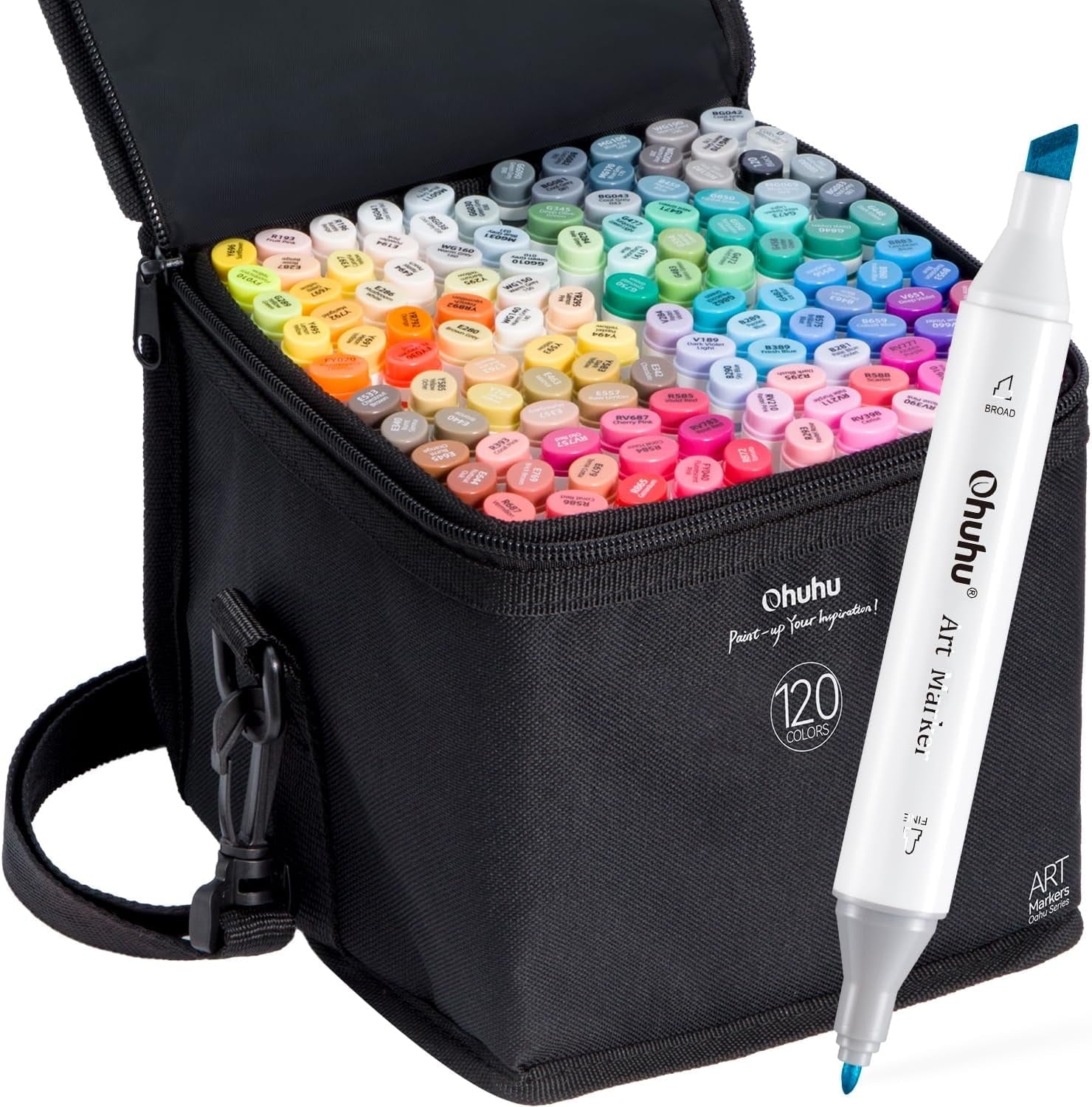 Ohuhu Alcohol Based Art Markers 120 Colors - Chisel & Fine Oahu of Ohuhu Markers