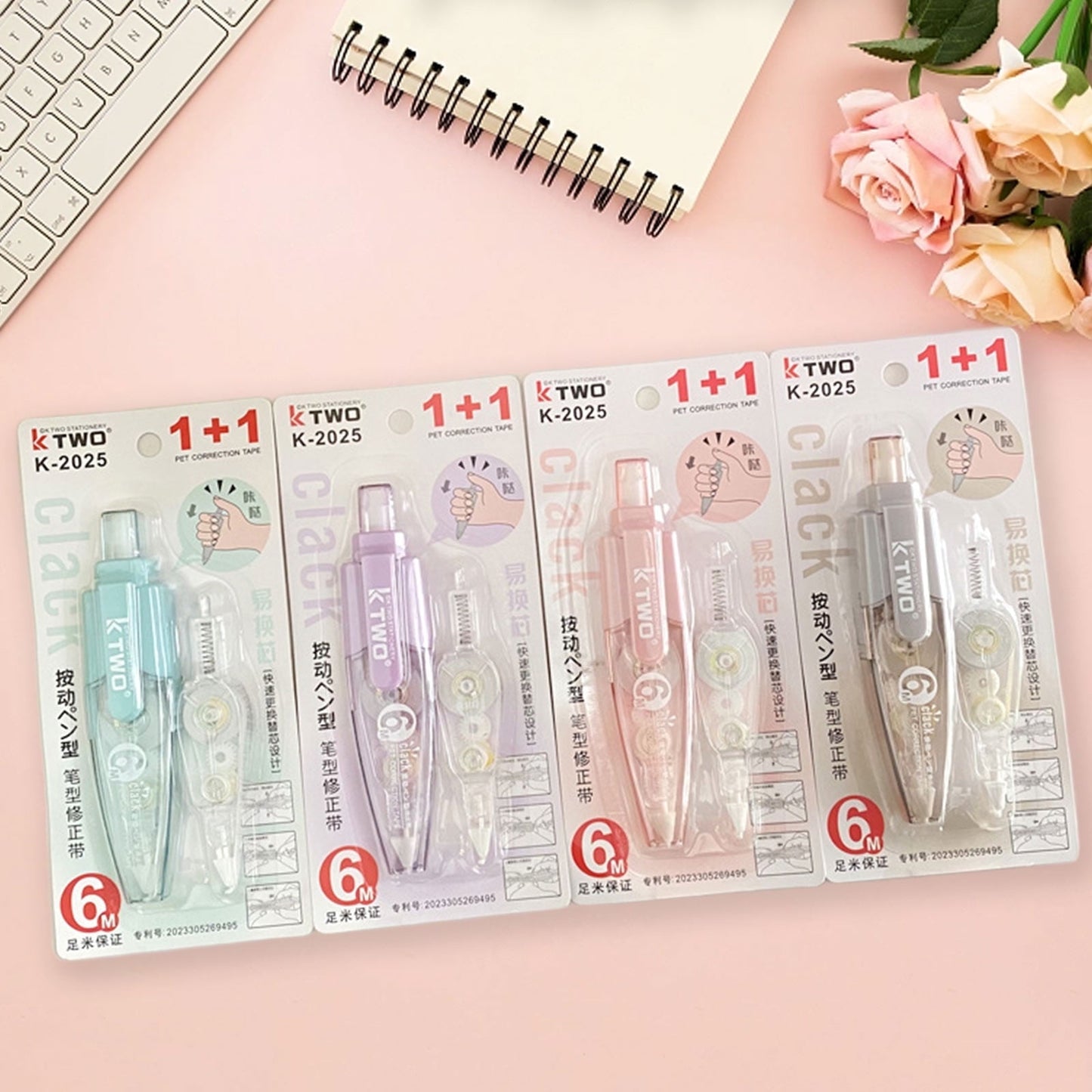 3-Ring Binder Zipper Pouch: Dual-Compartment Clear Window Pencil Case for Pens Cosmetics - 10" x 7.5" Office Travel Organizer(Blue)