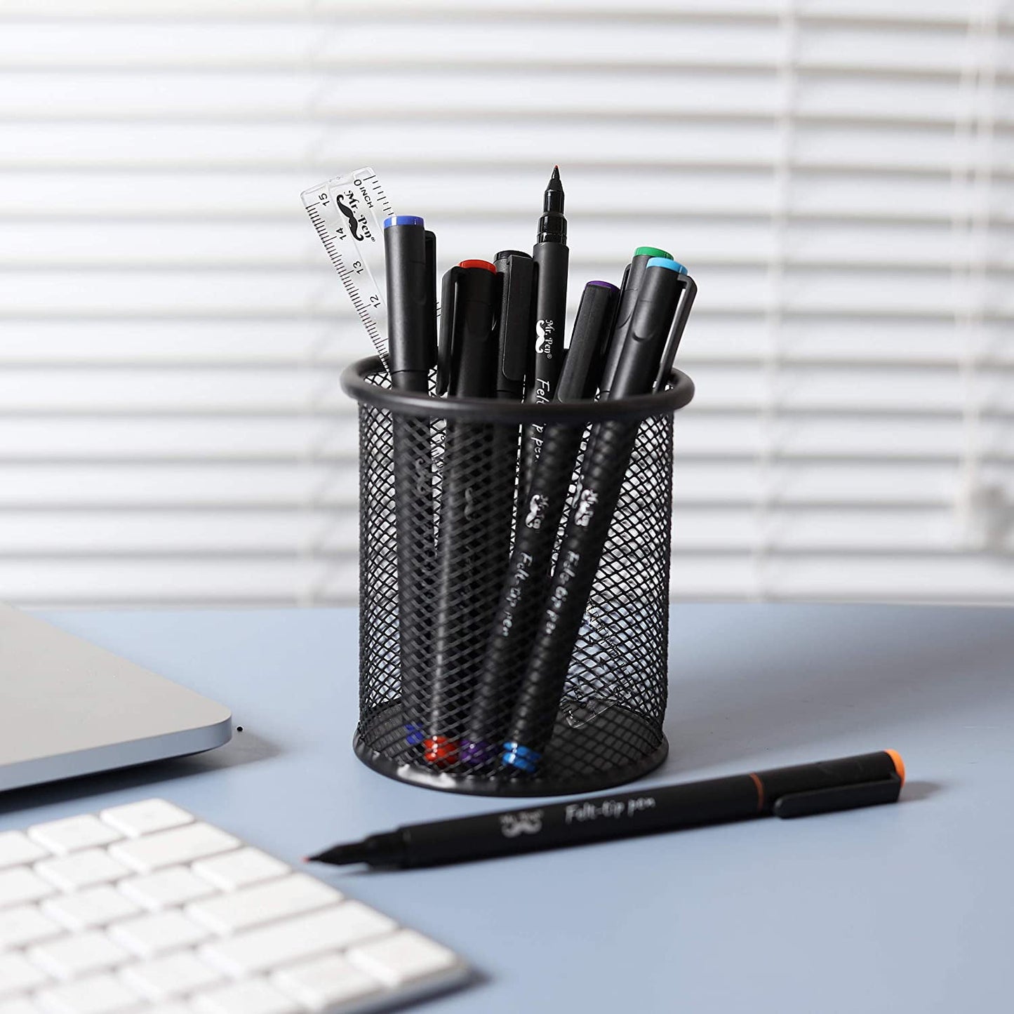 Mr. Pen- Pens, Felt Tip Pens, Pens Fine Point, Pack of 8, Fast Dry, No Smear, Colored Markers