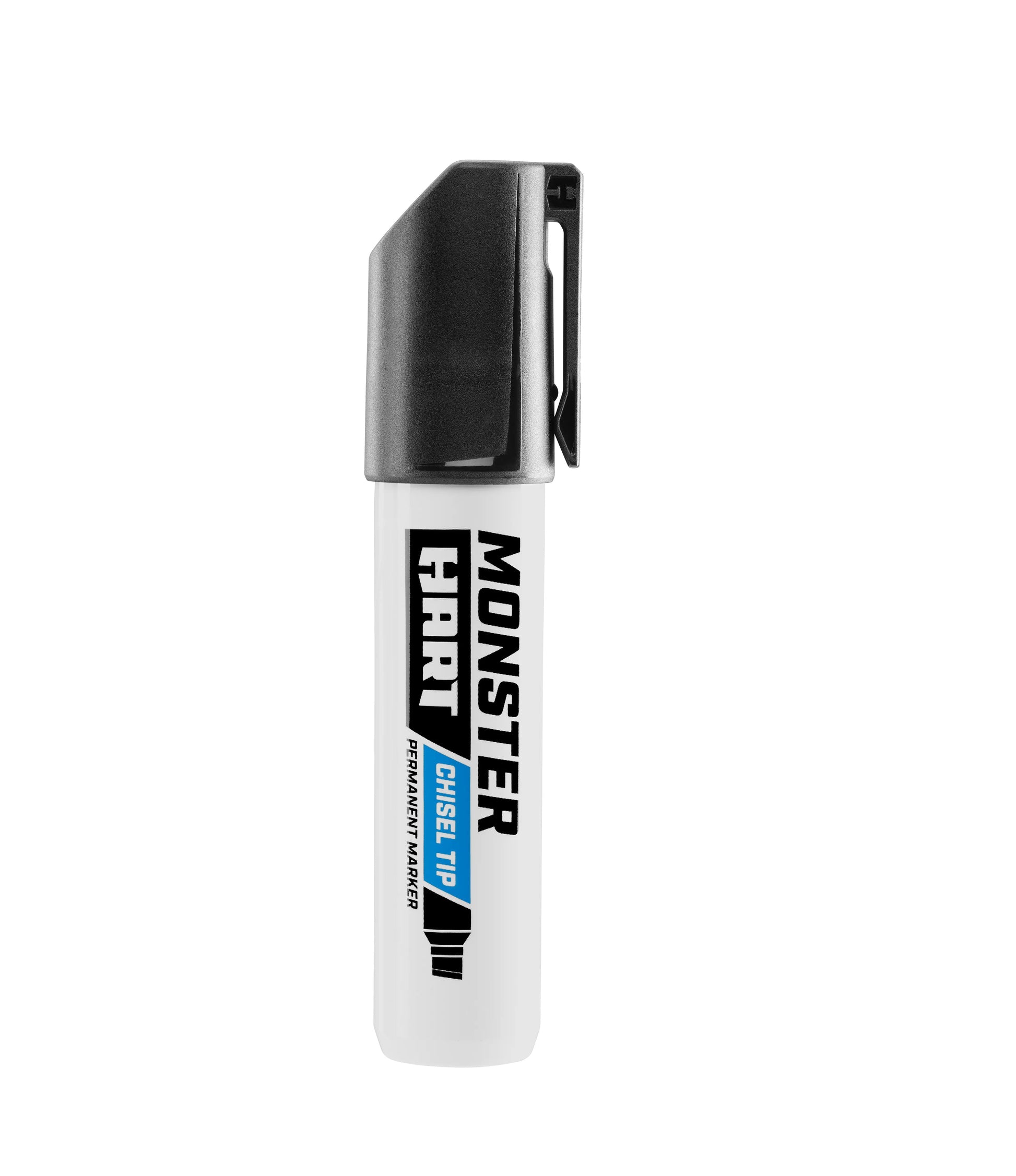 (2 pack) HART 1-Pack Black Monster Chisel Permanent Marker