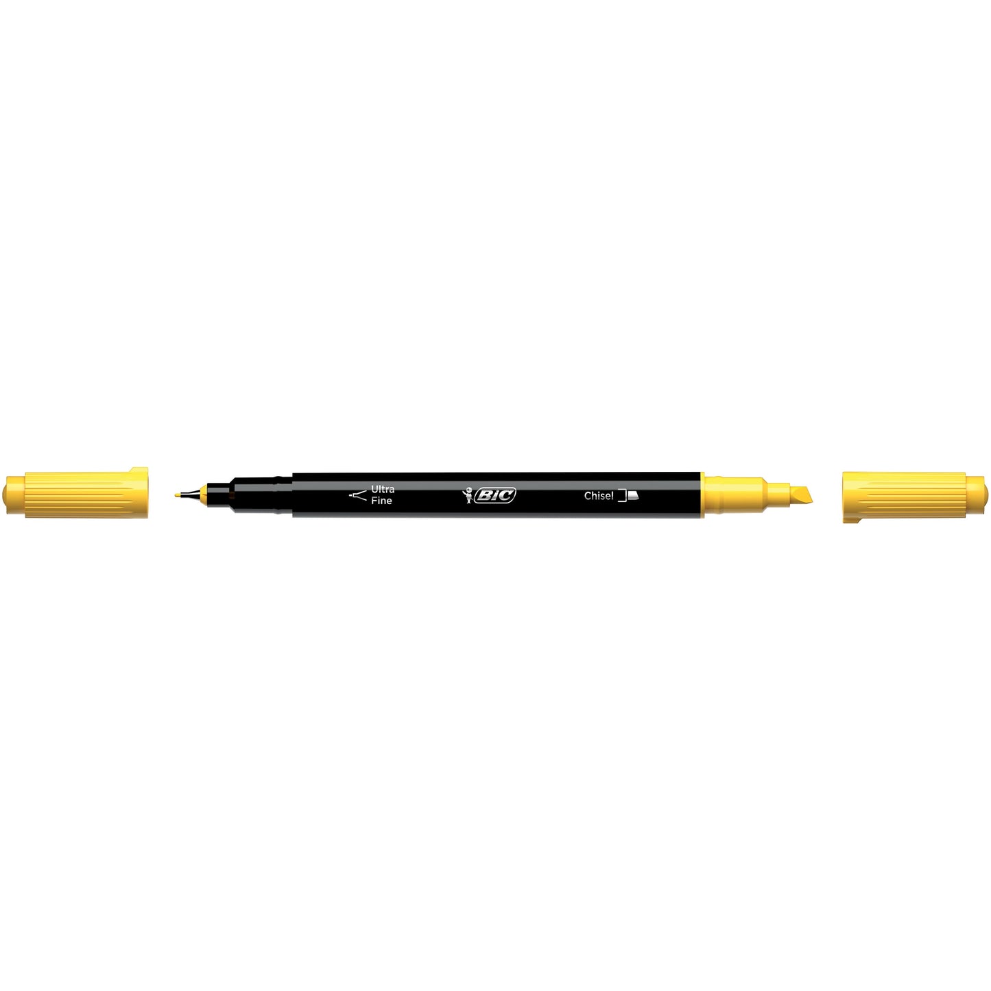 BIC Intensity Dual Tip Highlighter Medium & Broad Point Assorted Ink 6/Pack (HLPDT6-AST)