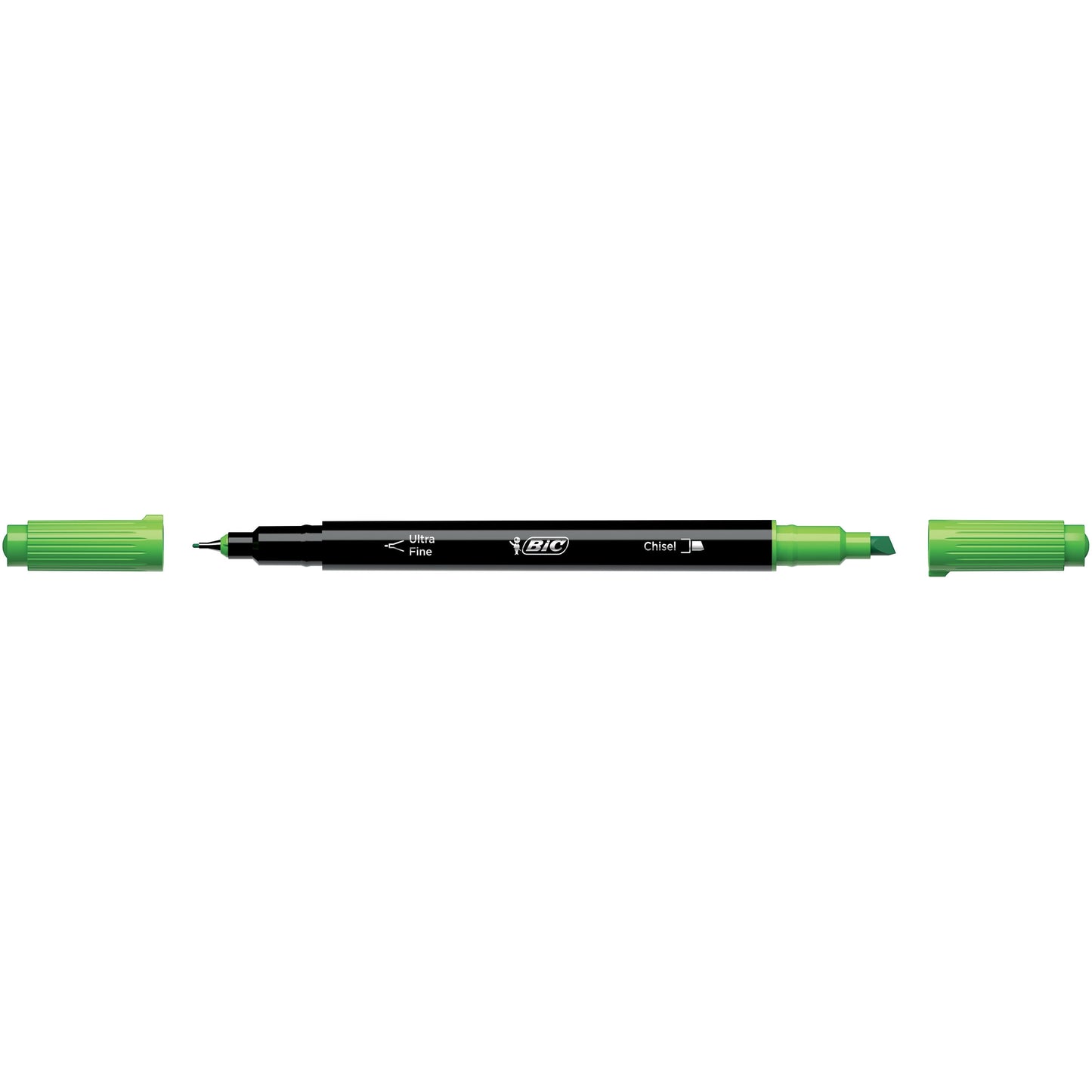 BIC Intensity Dual Tip Highlighter Medium & Broad Point Assorted Ink 6/Pack (HLPDT6-AST)